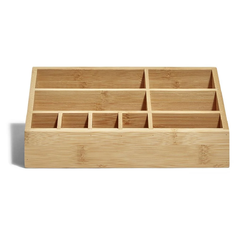 Rangement cosmétique en bambou