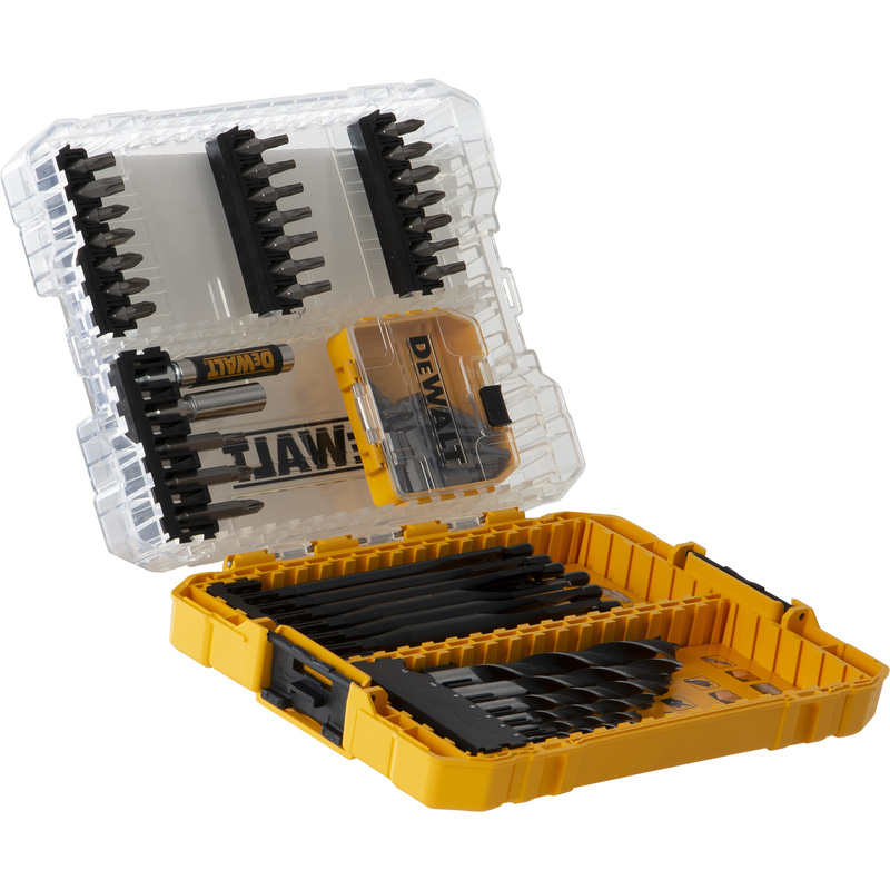 DeWALT speedboor EXTREME™ en houtboren, TOUGH CASE 57-delig