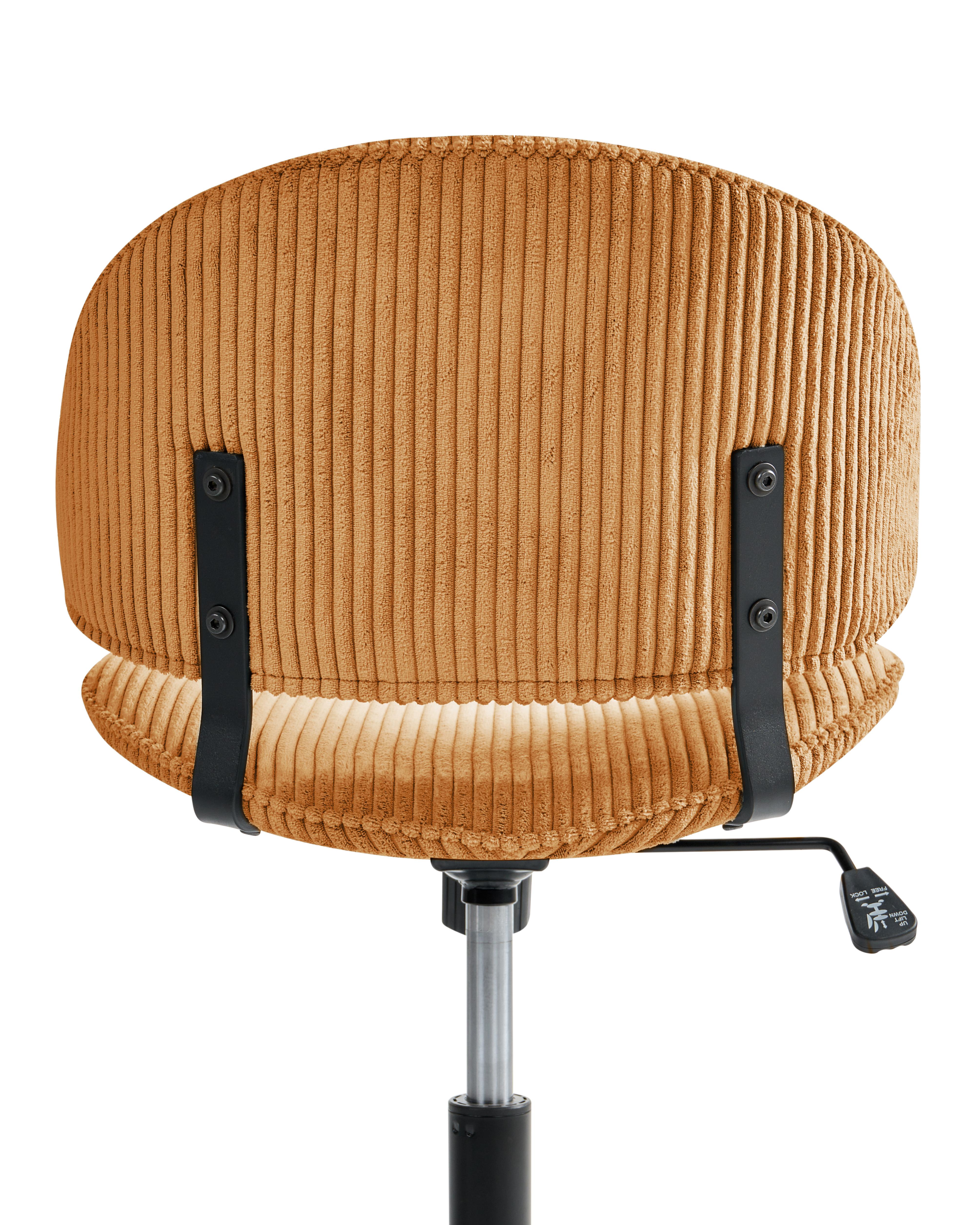 Bureaustoel KIANA Corduroy Oranje