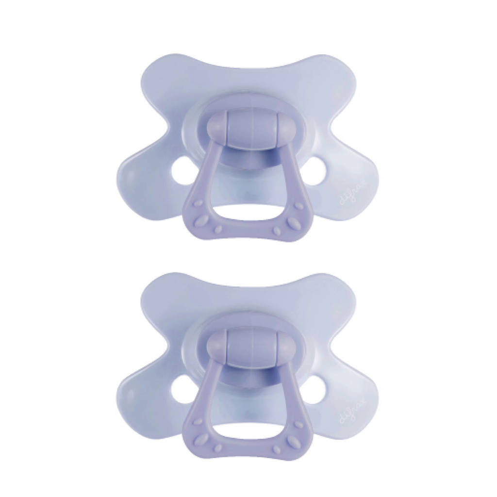 fopspeen - Lichtpaars - 20+ maand (2 stuks)