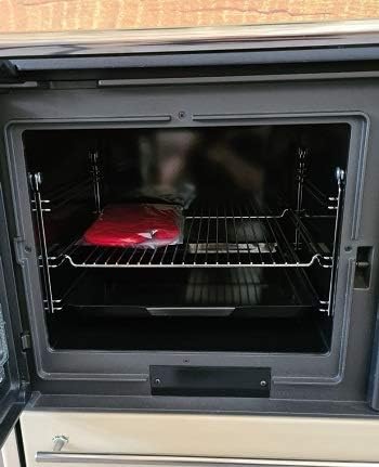 EEK A+ Küchenofen Holzherd Plamen 850 creme, linke Version - 8 kW Dauerbrandherd