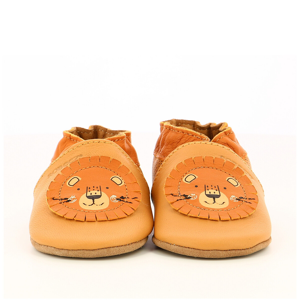 ROBEEZ<br>Pantufas de couro com curtimento vegetal Grooar