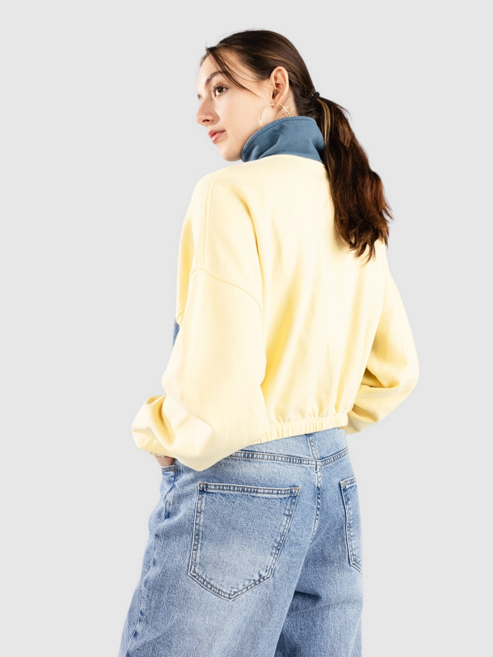 Quiksilver Half Zip Hoodie popcorn