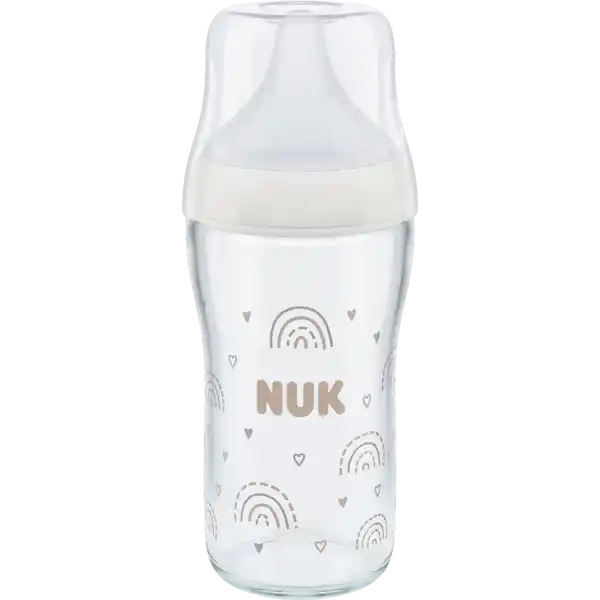 Perfect Match Glas-Babyflasche, ab 3 Monate, 230 ml