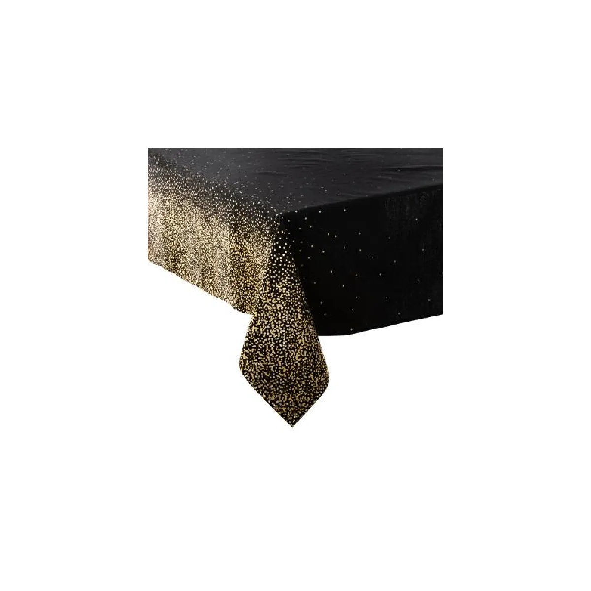 Nappe Léopard Colorama - Noir et Or