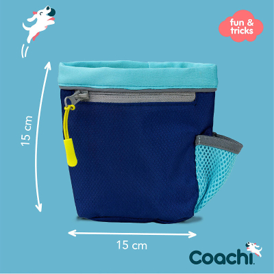 Coachi Futterbeutel Hund blau