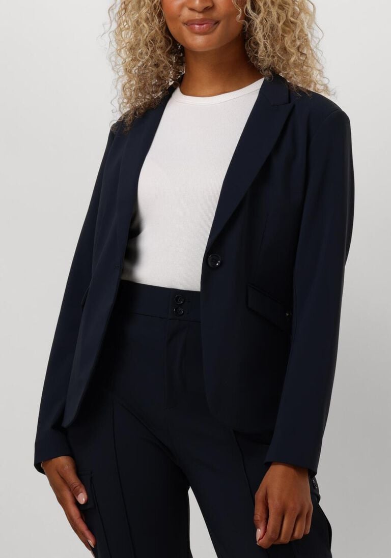 donkerblauwe mos mosh blazer mmblake izzy blazer