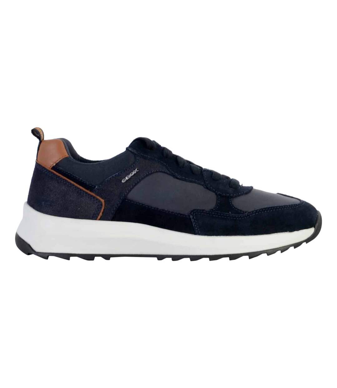 Basket Cuir Geox Titanio
