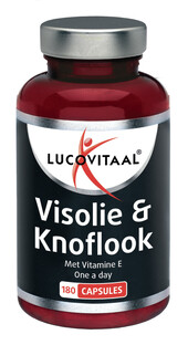 Lucovitaal Visolie Knoflook Capsules 180CP