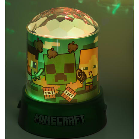 Minecraft projektorlampe - multifarvet