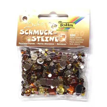 Folia Schmucksteine Sunburst, 550 Stück