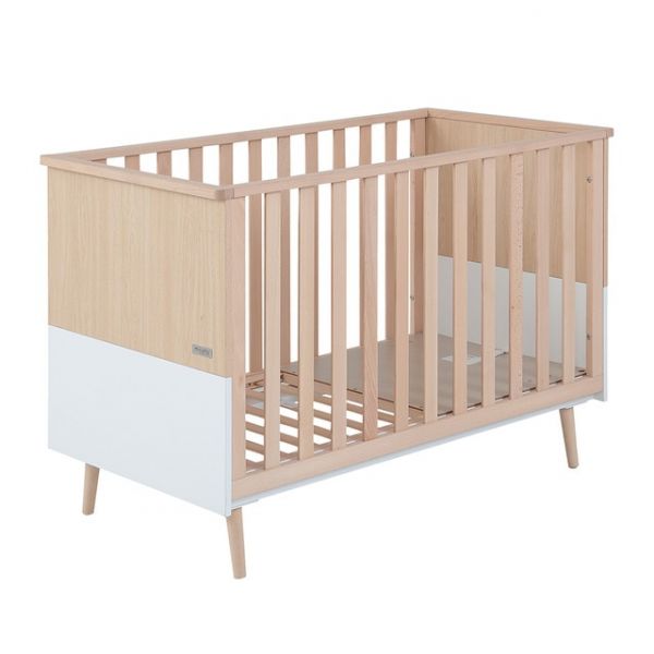 Berço Micuna Nature 120x60cm 0m  Branco / Bege - 8431830190692