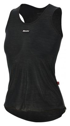 Sous-Maillot Sans Manches Femme Santini Dry Noir