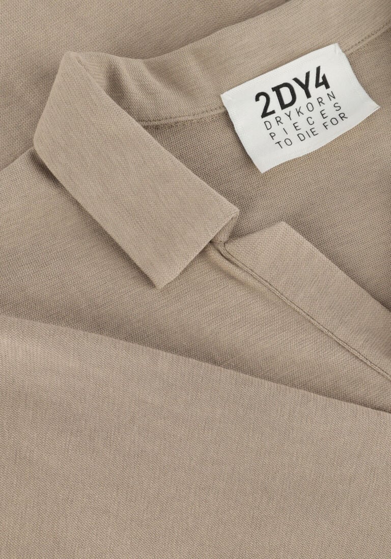 DRYKORN beige drykorn polo benedickt 520179