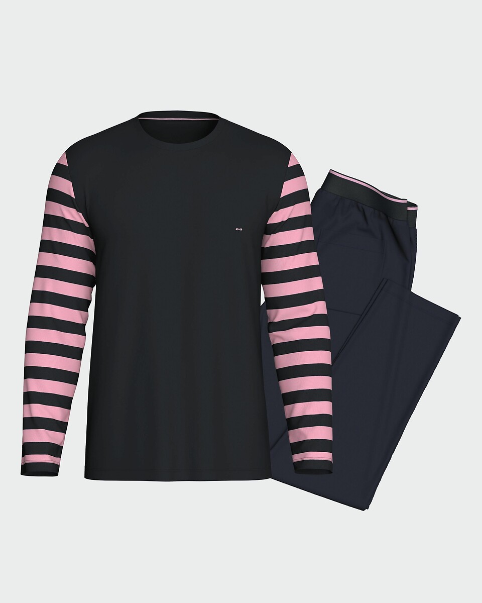 EDEN PARK<br>Pijama comprido, mangas listradas
