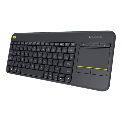Logitech K400 Plus - clavier sans fil Azerty - avec pavé tactile intégré