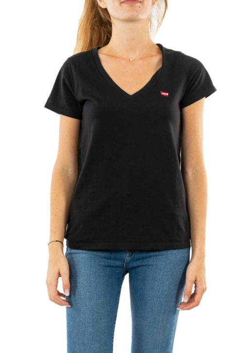 Tee shirt levi's® perfect vneck caviar