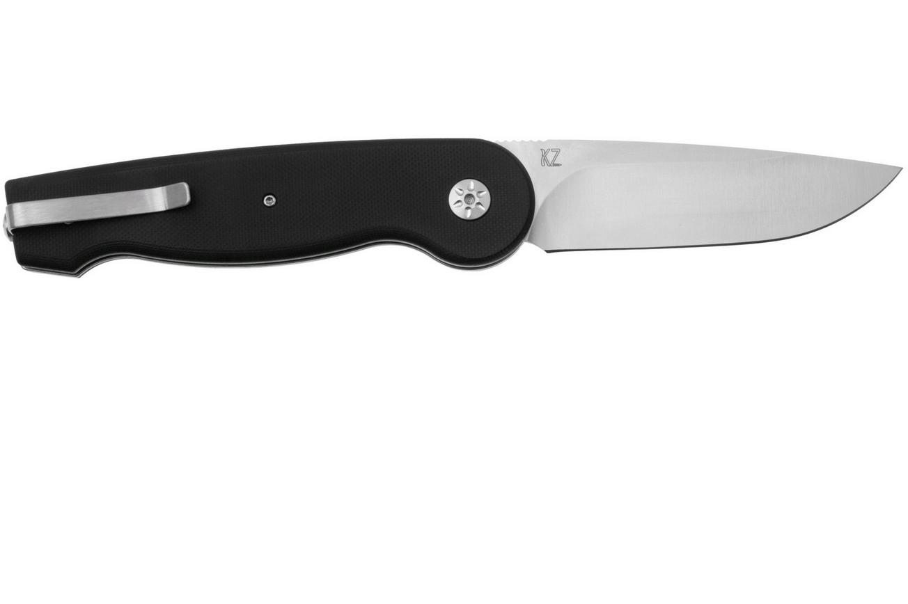 Maserin Summit 490-G10N, Satin Magnacut, Black G10 zakmes