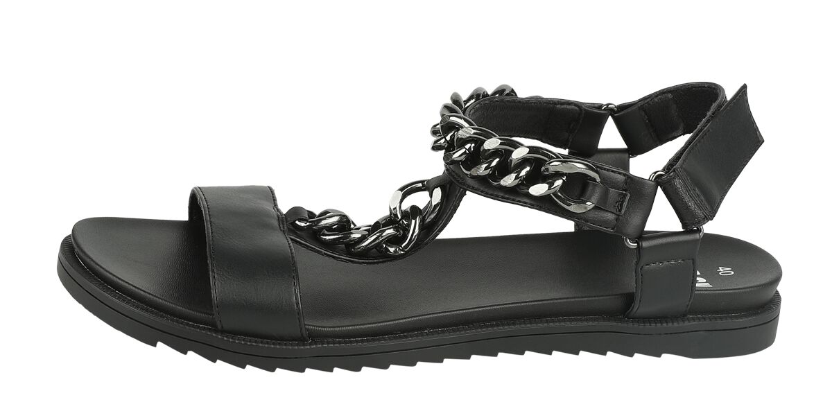 Sandales avec Chaînes | Black Premium by EMP Tongs