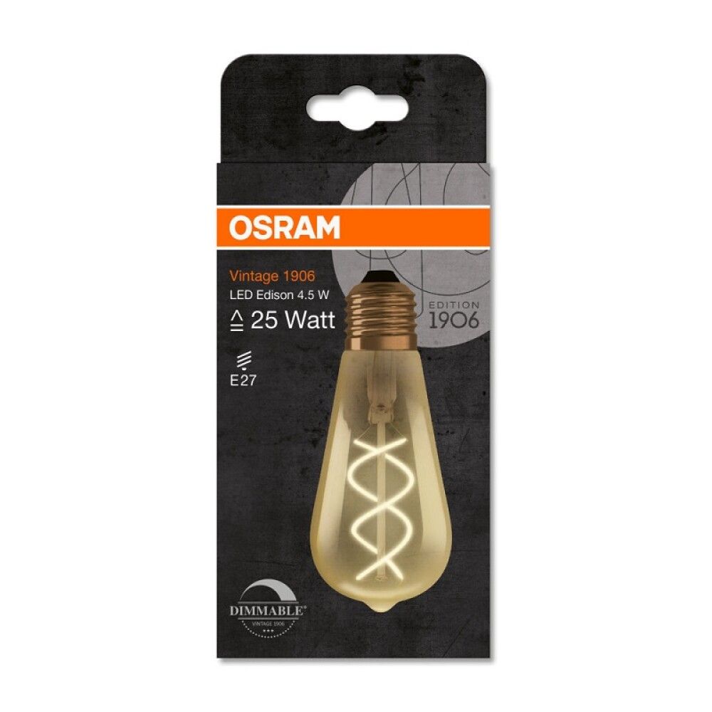 LYSPÆRE OSRAM LED EDISON E27 250LM 4,5W