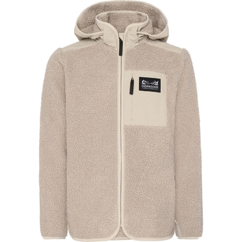 Didriksons Exa Fleecejacke Beach Beige Kinder
