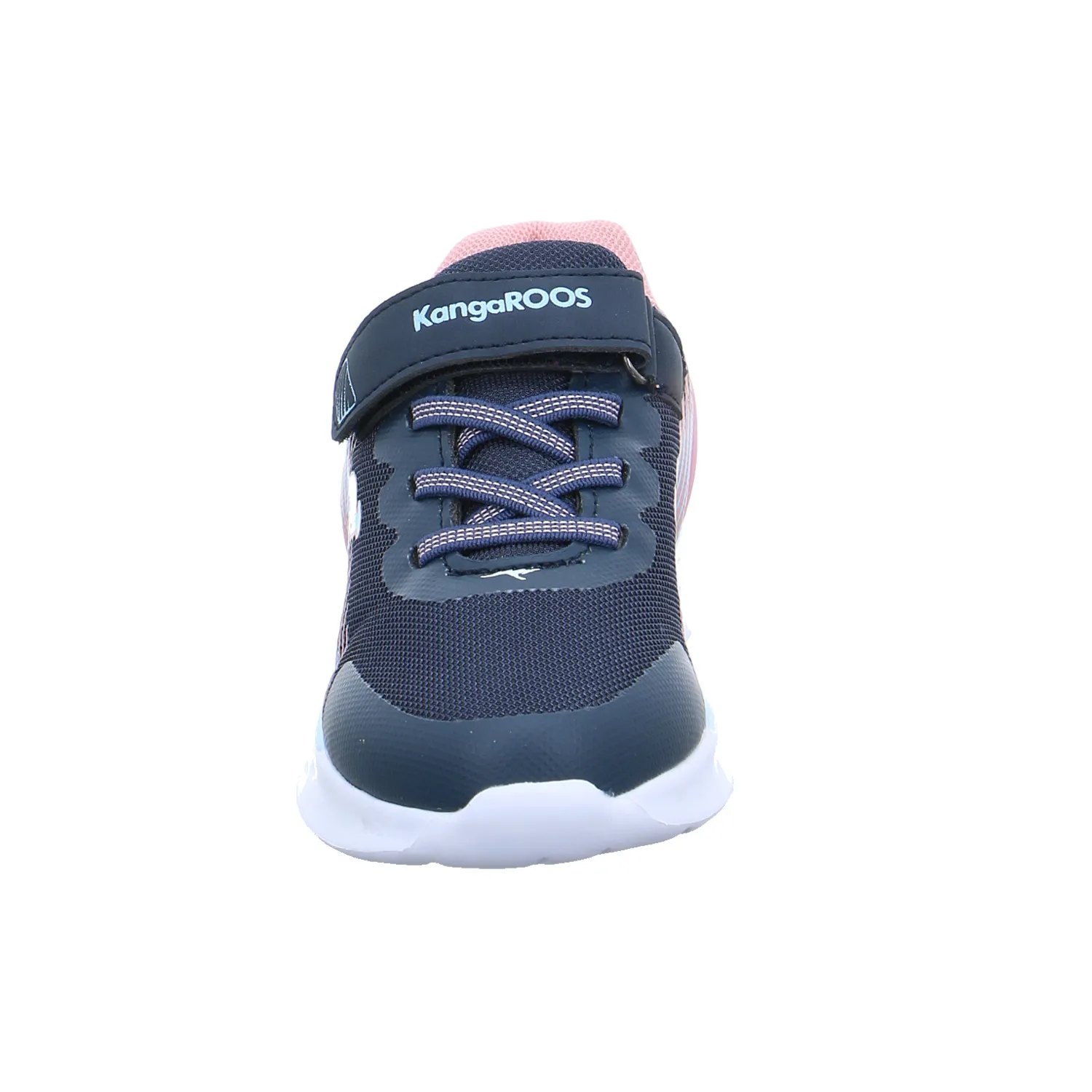 KANGAROOS Kinder Sportschuh Blau Lederimitat