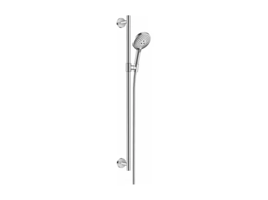Ensemble de douche 120 3jet avec barre de douche 90 cm chromé Hansgrohe Raindance Select S
