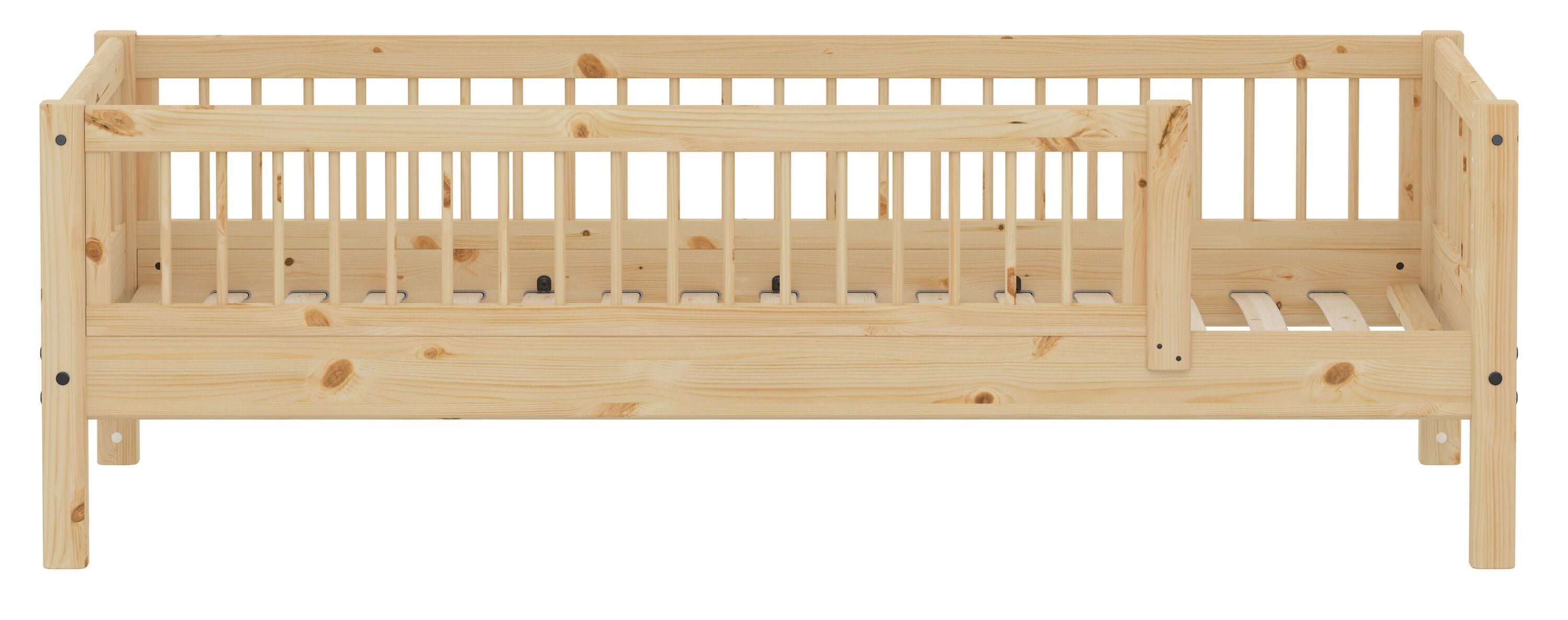 Flexa CLASSIC Einzelbett - Natur / B: 100.0 cm x T: 210.0 cm x H: 67.0 cm