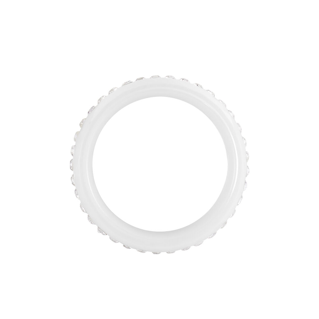 Bague Ceramik Design Ceramique Strass Et Céramique