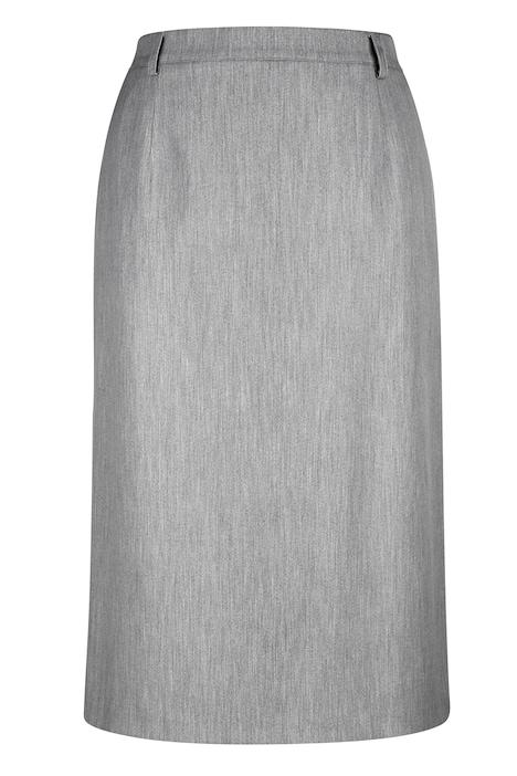 Midirock, Straight Fit, Stretchkomfort, teilelastischer Bund