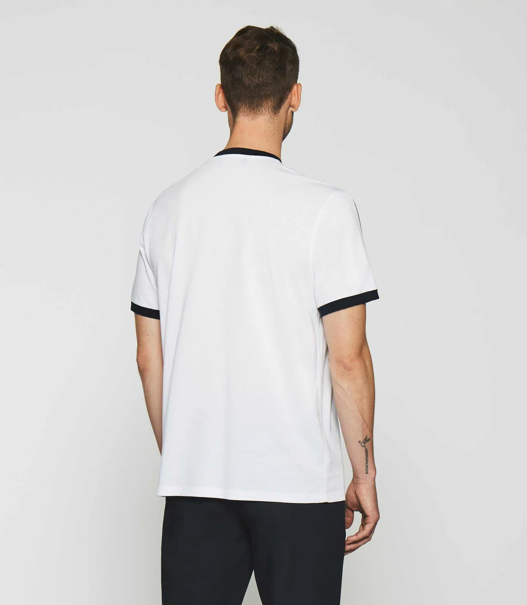 T-shirt à manches courtes uni blanc GILLIAN
