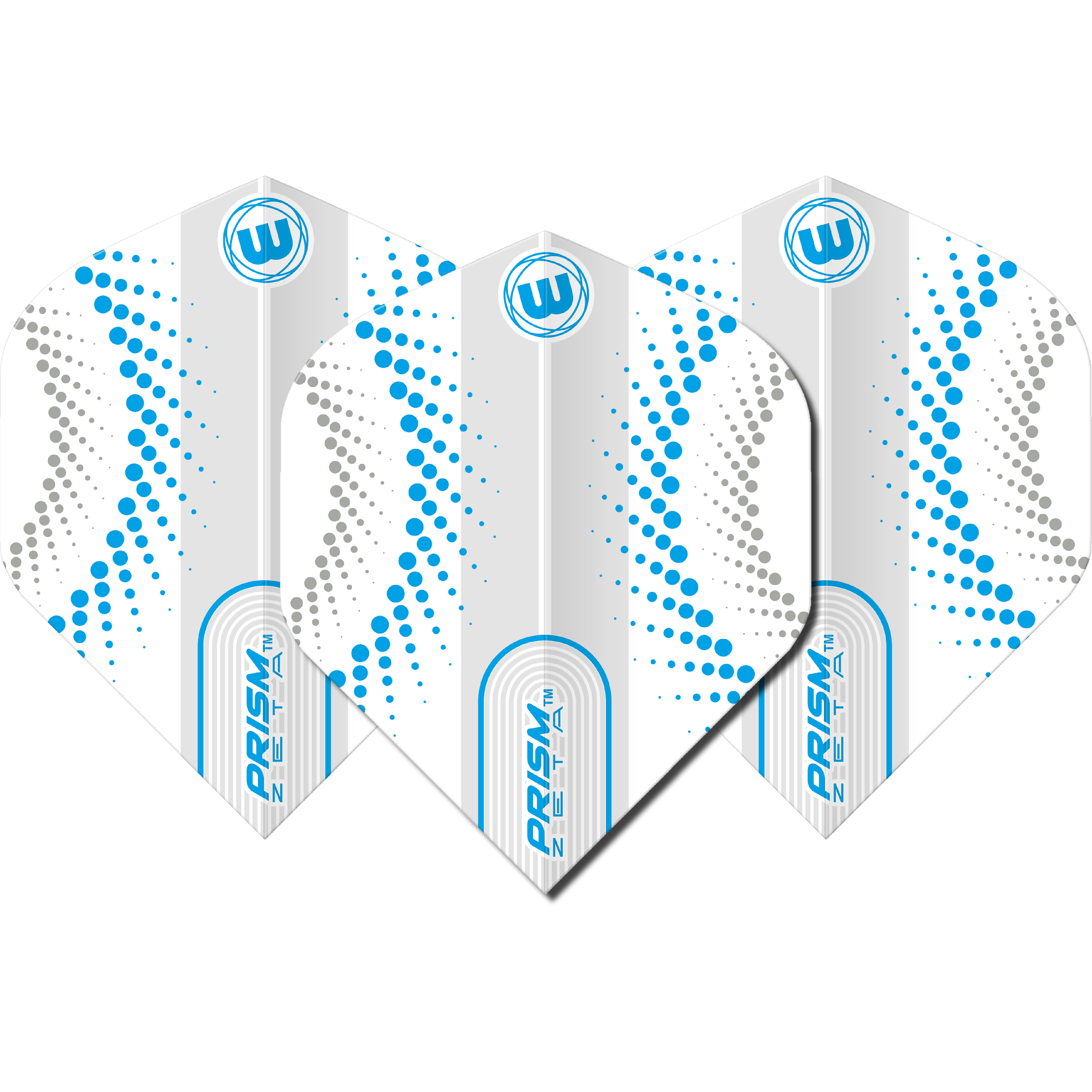 Winmau - Prism Zeta White Swirl Flight - Standard