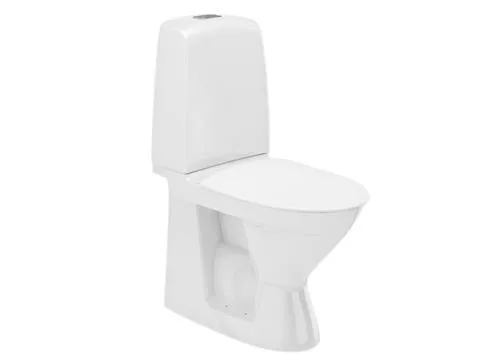 IFØ Ifö Spira gulvstående toilet med lukket S-lås - helt uden skyllekant - 4/2 liter skyllevolume