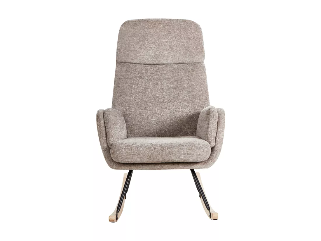 Fauteuil à bascule KVELIA Tissu Taupe