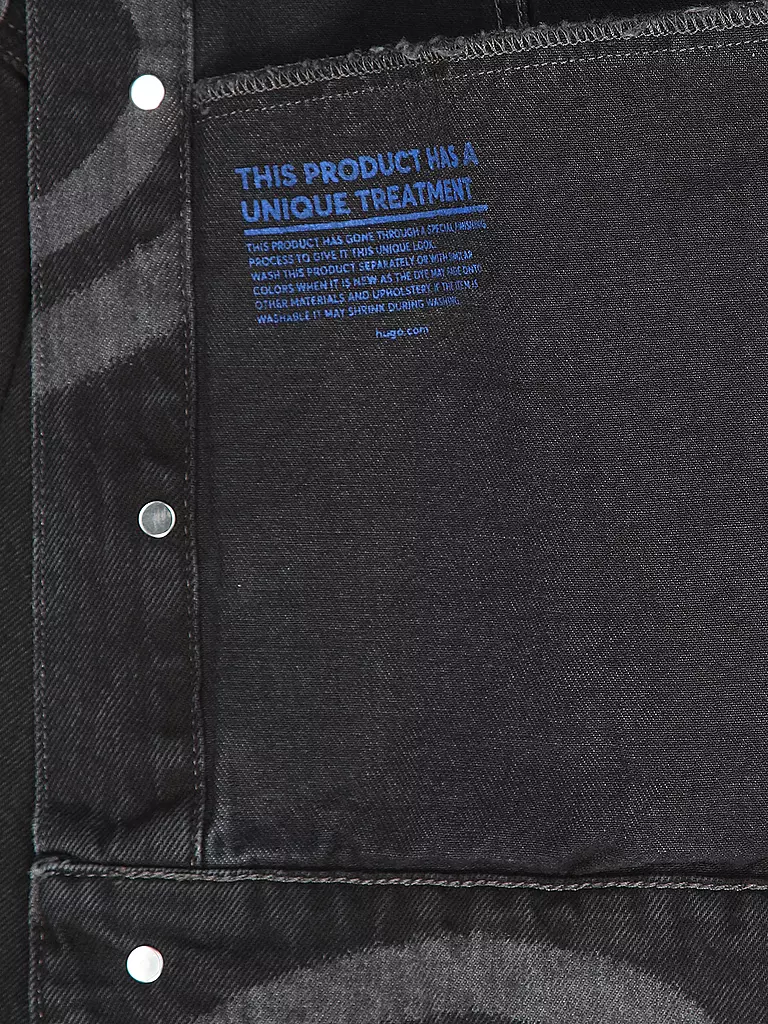 HUGO Jeansjacke WES schwarz