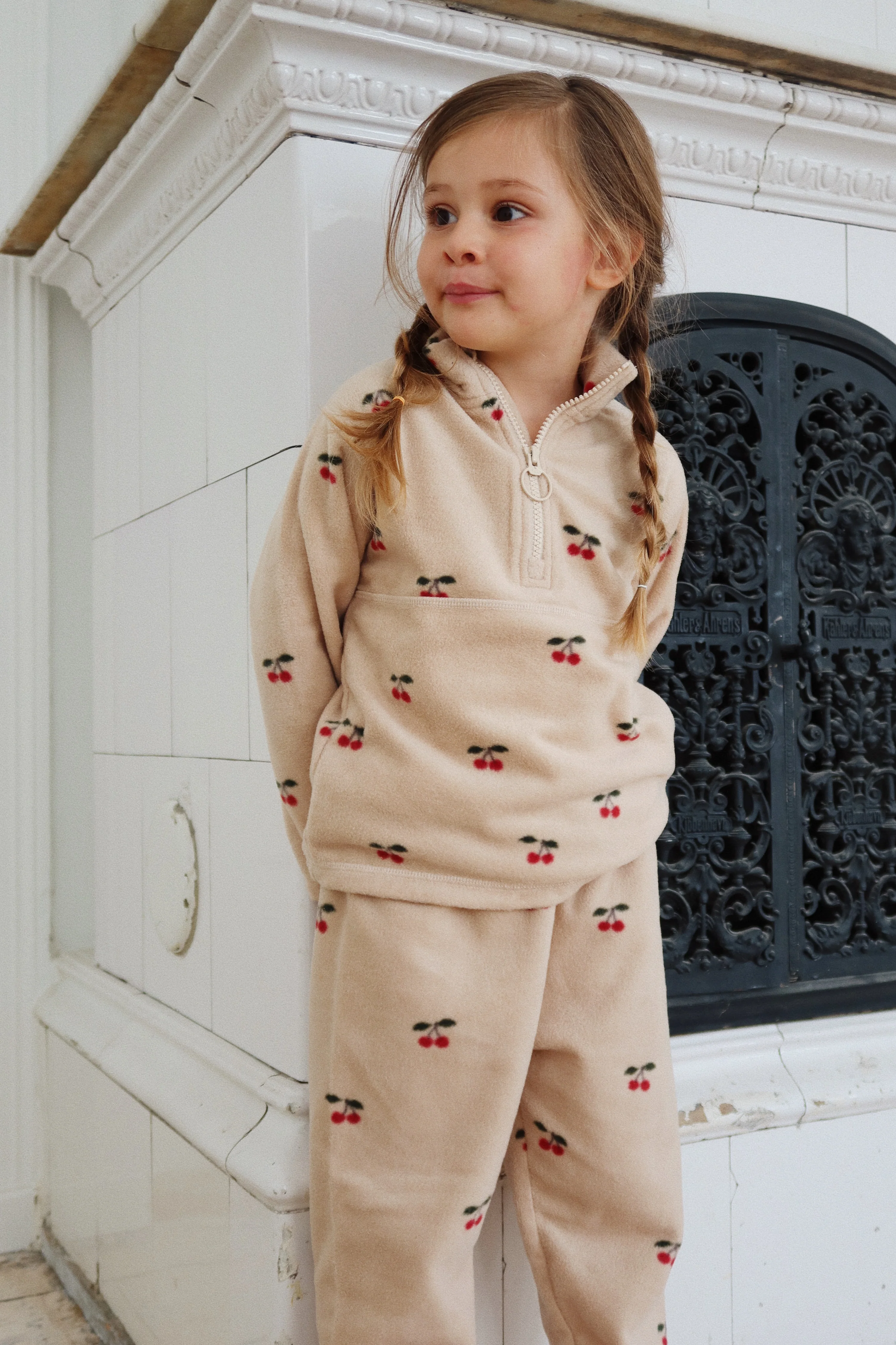 Tavi fleece bukser - CHERRY - 12M