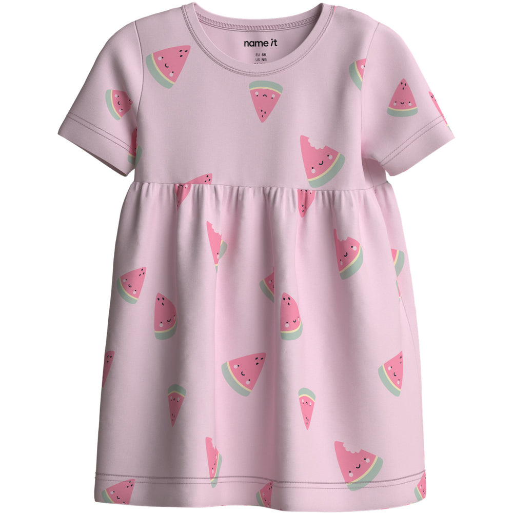 Køb Name It Cradle Pink Watermelon Nbfvandora Ss Kjole Box