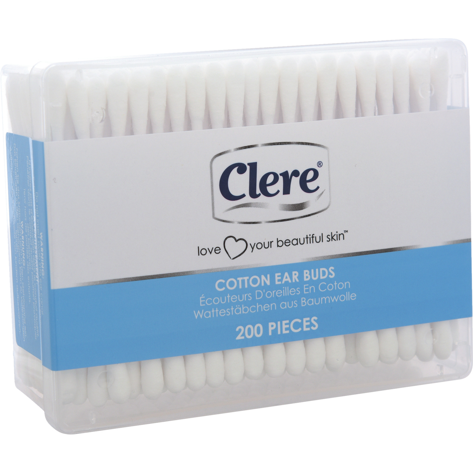Clere Wattestäbchen 400 er Pack