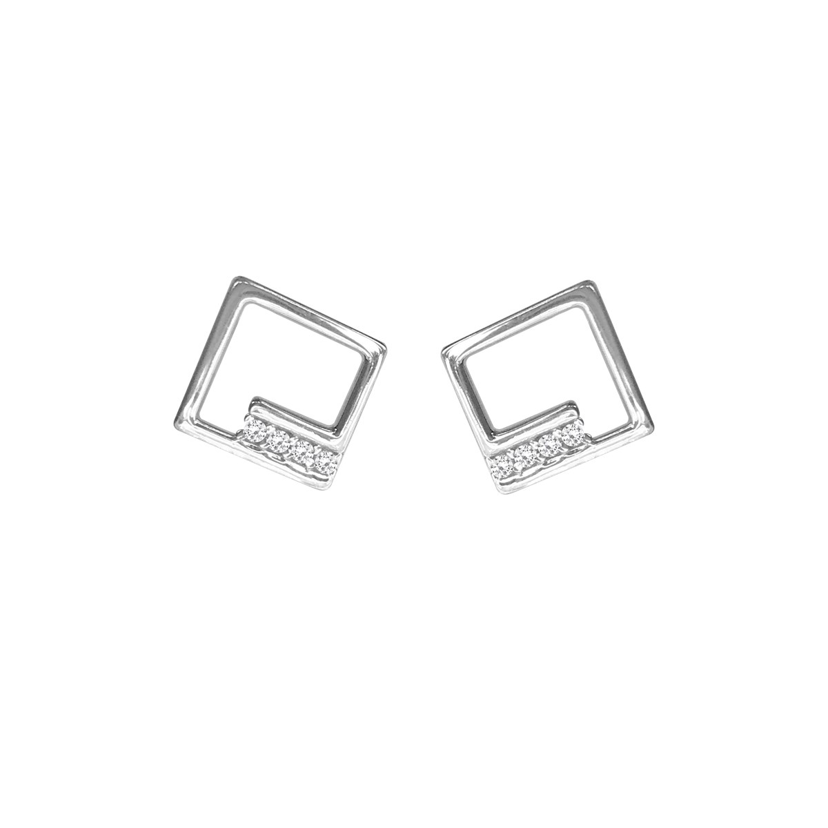 Boucles d'oreilles argent 925 oxyde