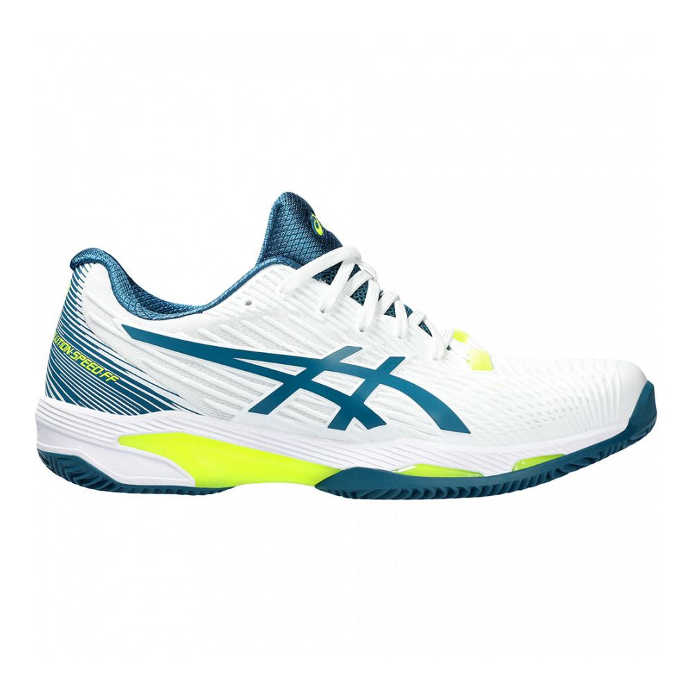 Asics SOLUTION SPEED FF 2 CLAY - Chaussures de tennis Homme white/restful teal