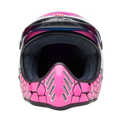 Casque Bell MOTO-3 DEATH SPRAY - Rose