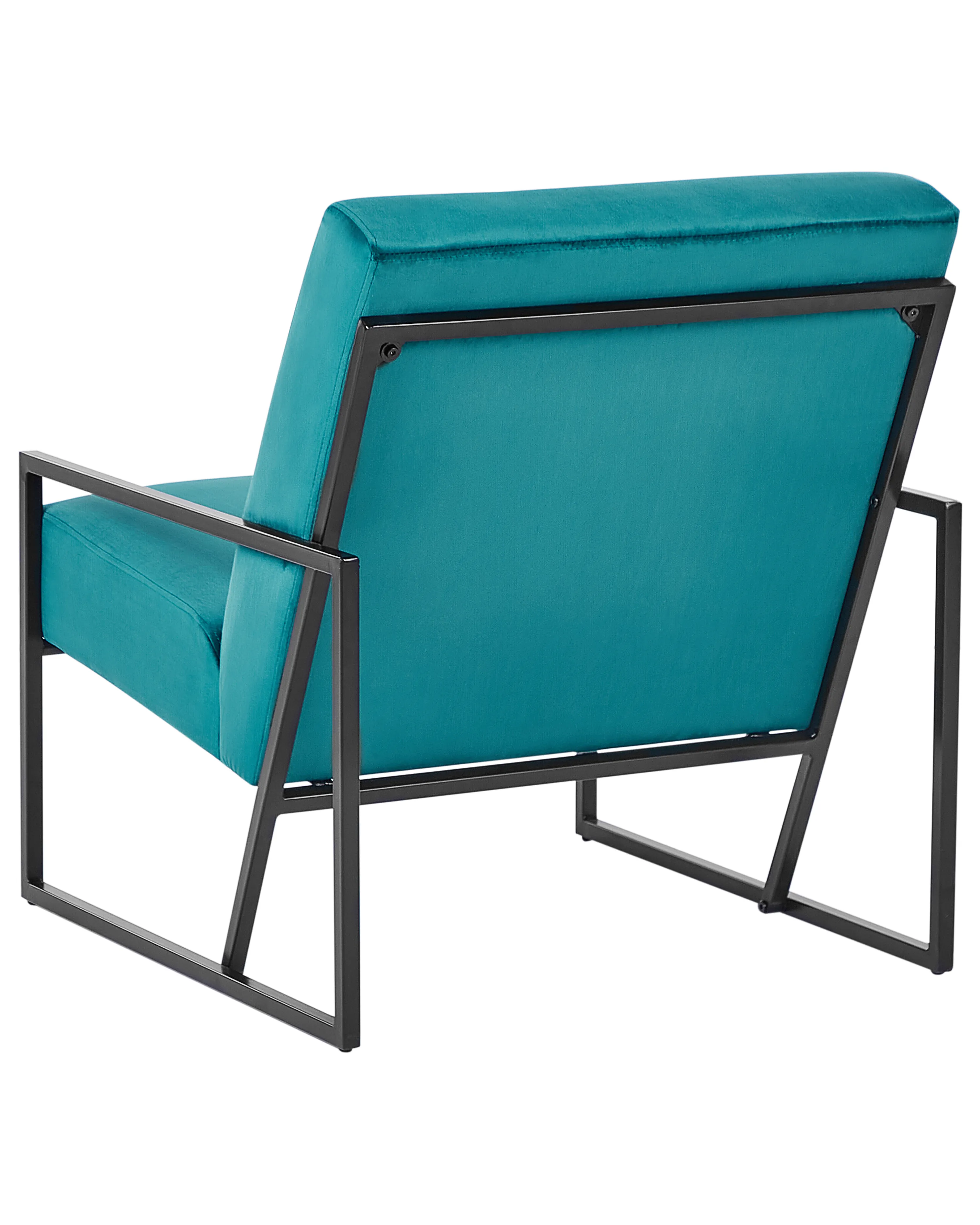 Fauteuil DELARY Fluweel Groenblauw