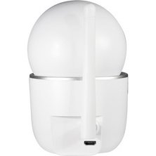 Caméra IP Smart Wi-Fi, compatible Tuya, blanc