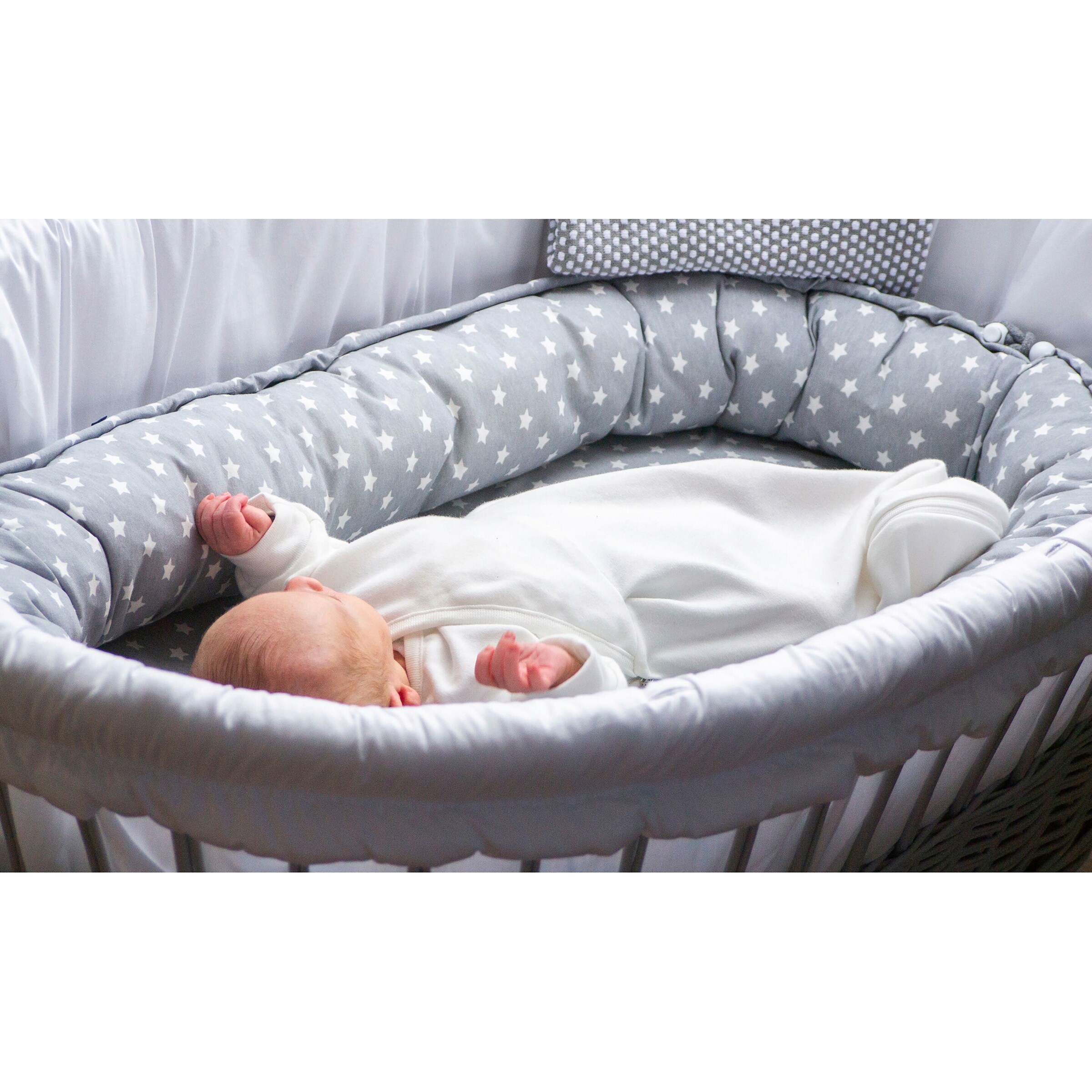 Alvi Kuschelnestchen Stars silber
