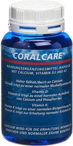 CORALCARE Calcium Kapseln 750 mg Vitamin D3 + K2, 120 Stück