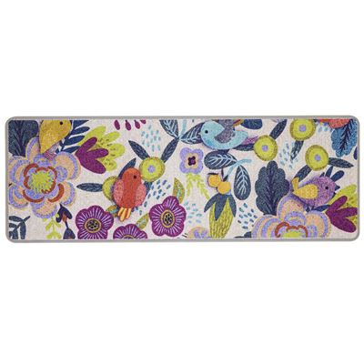 Tapis de cuisine motif fleurs