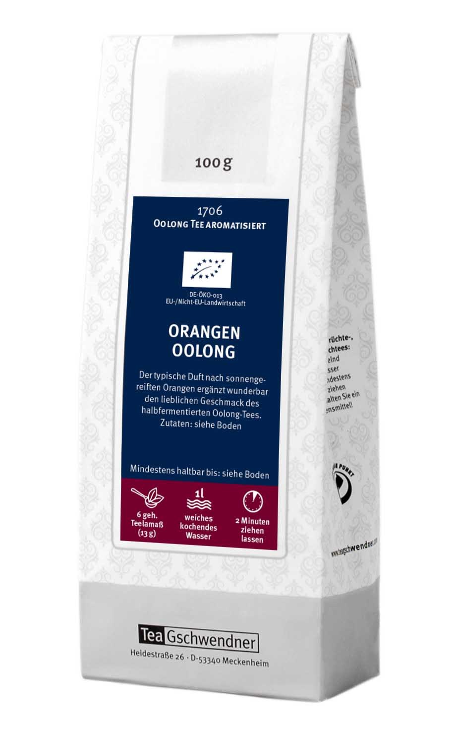 Orangen Oolong Bio