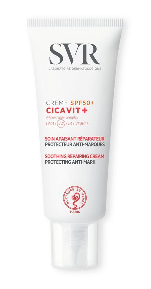 SVR CICAVIT+ Crème Sun Protection Factor 50 +<br>40 ml, SPF50+