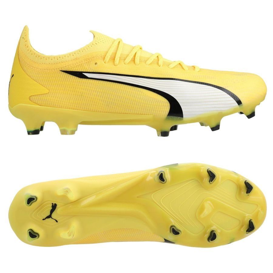 PUMA Ultra Ultimate FG/AG Voltage - Yellow Blaze/Blanc/Noir Femme