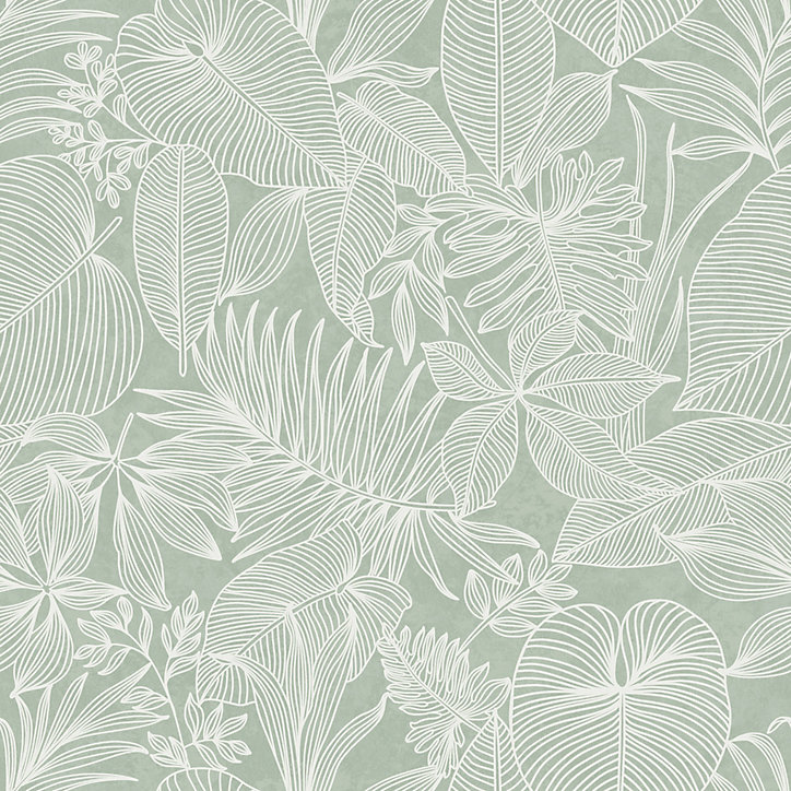 Papier peint intissé Ugepa monstera vert